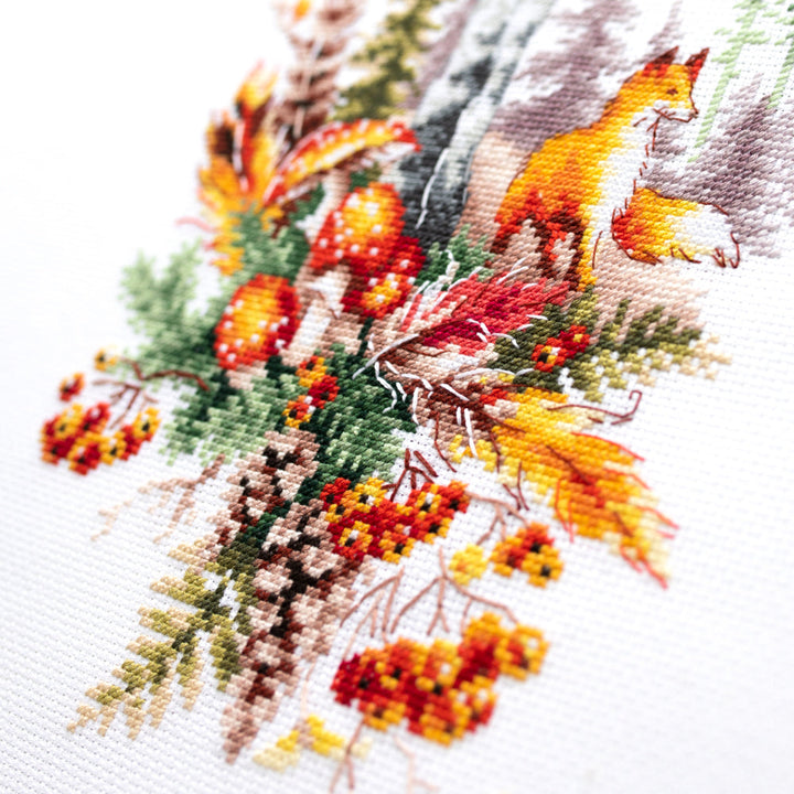 Autumn Forest Spirit Counted Cross Stitch Kit by Magic Needle 250-698