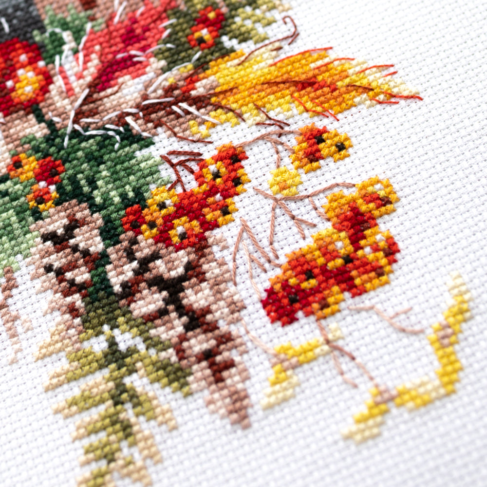 Autumn Forest Spirit Counted Cross Stitch Kit by Magic Needle 250-698