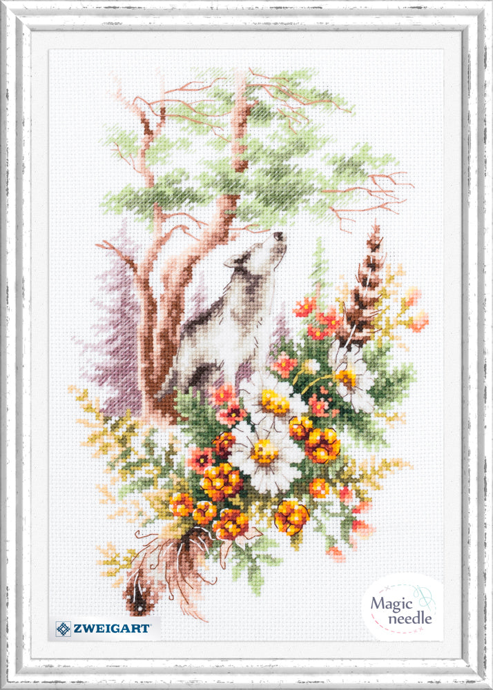 Summer Forest Spirit Counted Cross Stitch Kit by Magic Needle 250-699