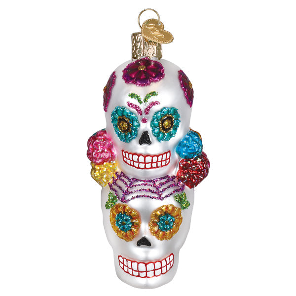 Dia De Los Muertos Stacking Skulls Ornament