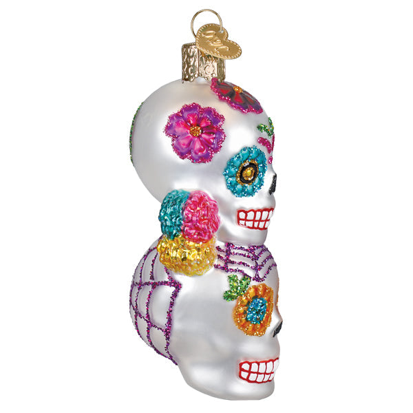 Dia De Los Muertos Stacking Skulls Ornament