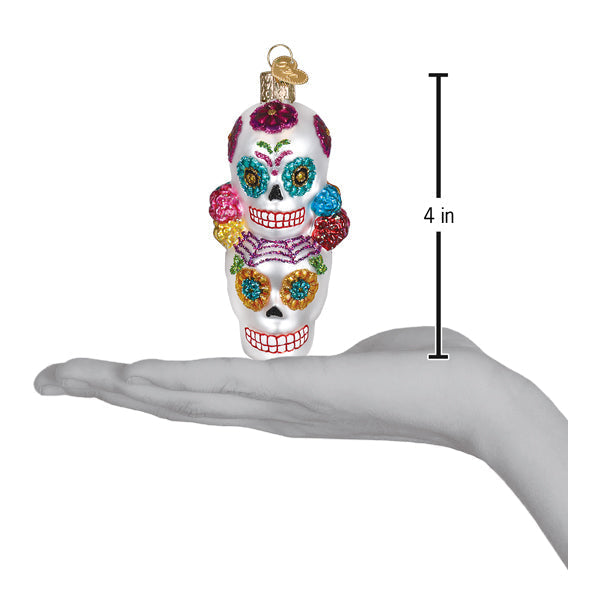 Dia De Los Muertos Stacking Skulls Ornament