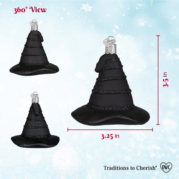 The Green Witch's Hat Ornament