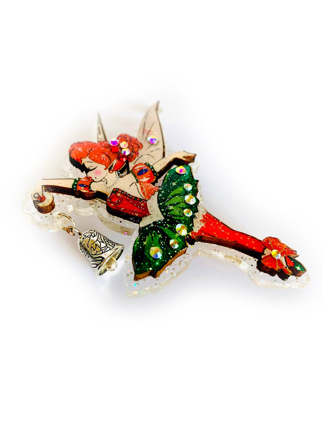 Christmas Fairy Brooch by Rosie Rose Parker