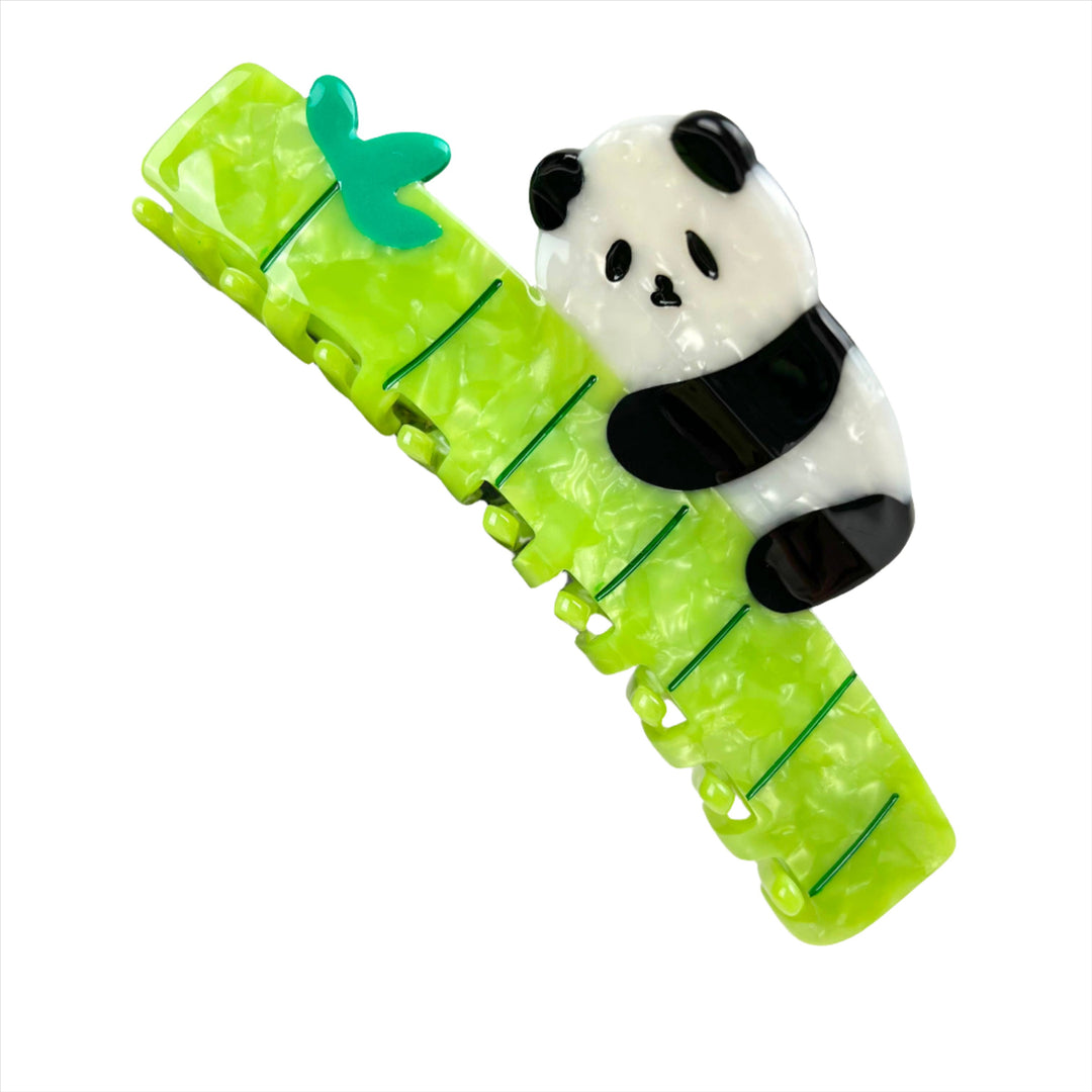 Bamboo Panda Hair Claw Clip