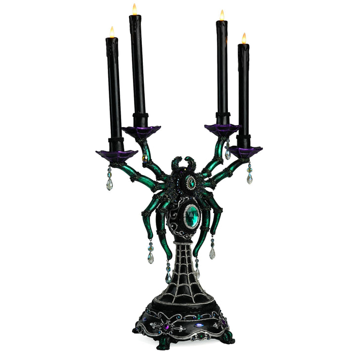 Spider Candelabra | Halloween Decor | Katherine's Collection