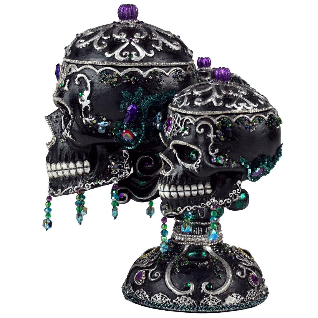 Tri-Skull Candy Bowls | Halloween Decor | Katherine's Collection