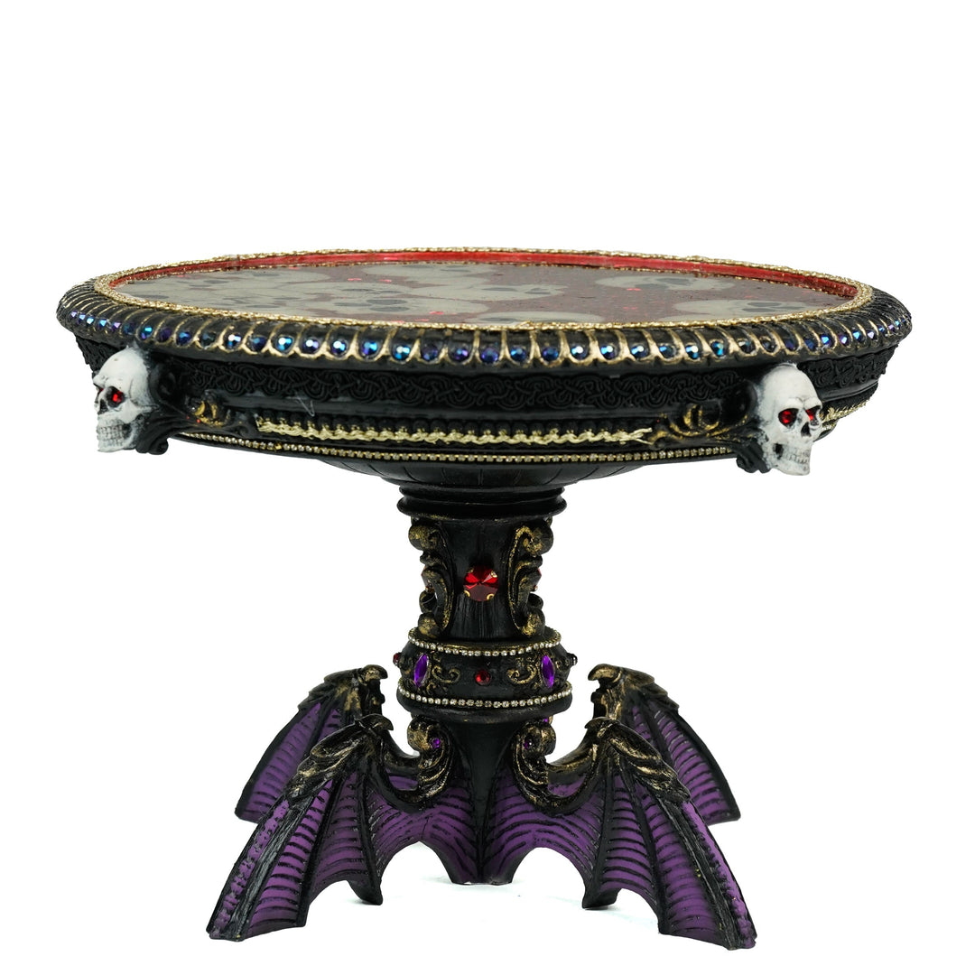 Kiss of Death Cake Stand | Halloween Decor | Katherine's Collection