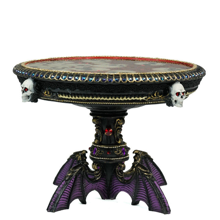 Kiss of Death Cake Stand | Halloween Decor | Katherine's Collection