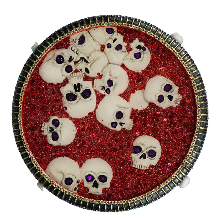 Kiss of Death Cake Stand | Halloween Decor | Katherine's Collection