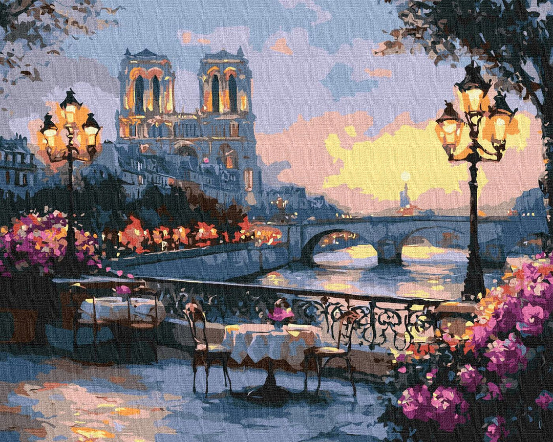 Painting by Numbers kit A French landscape KHO2905