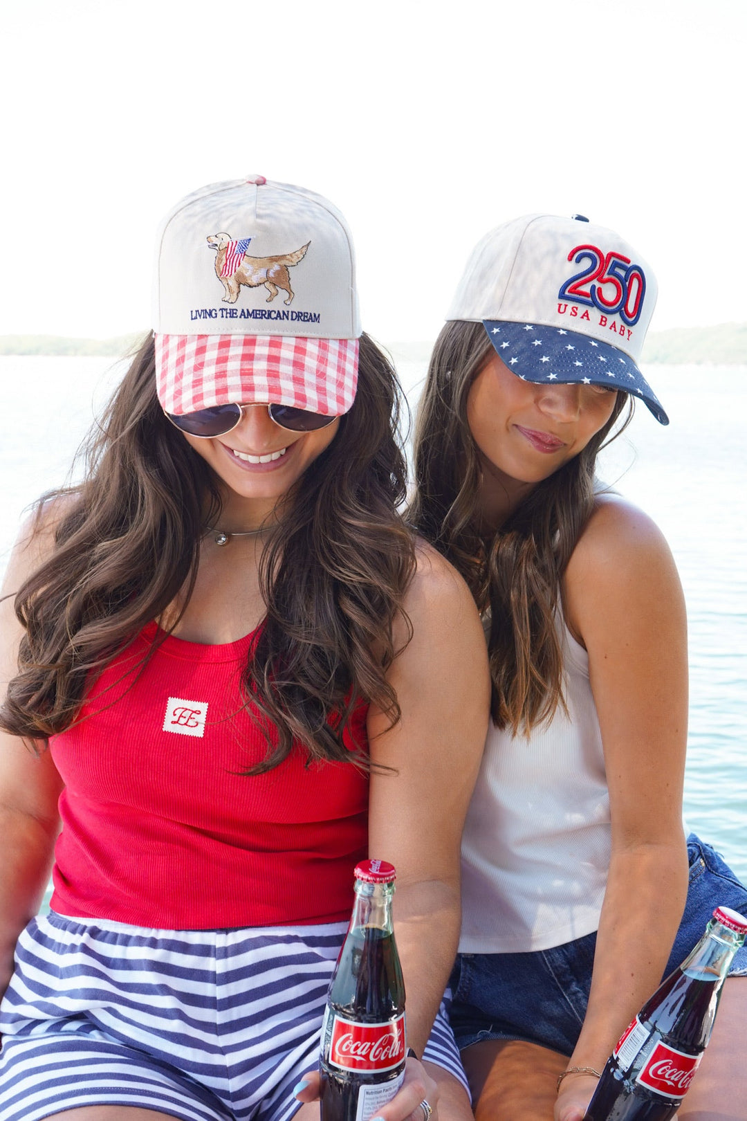 Living The American Dream - Red Gingham Hat