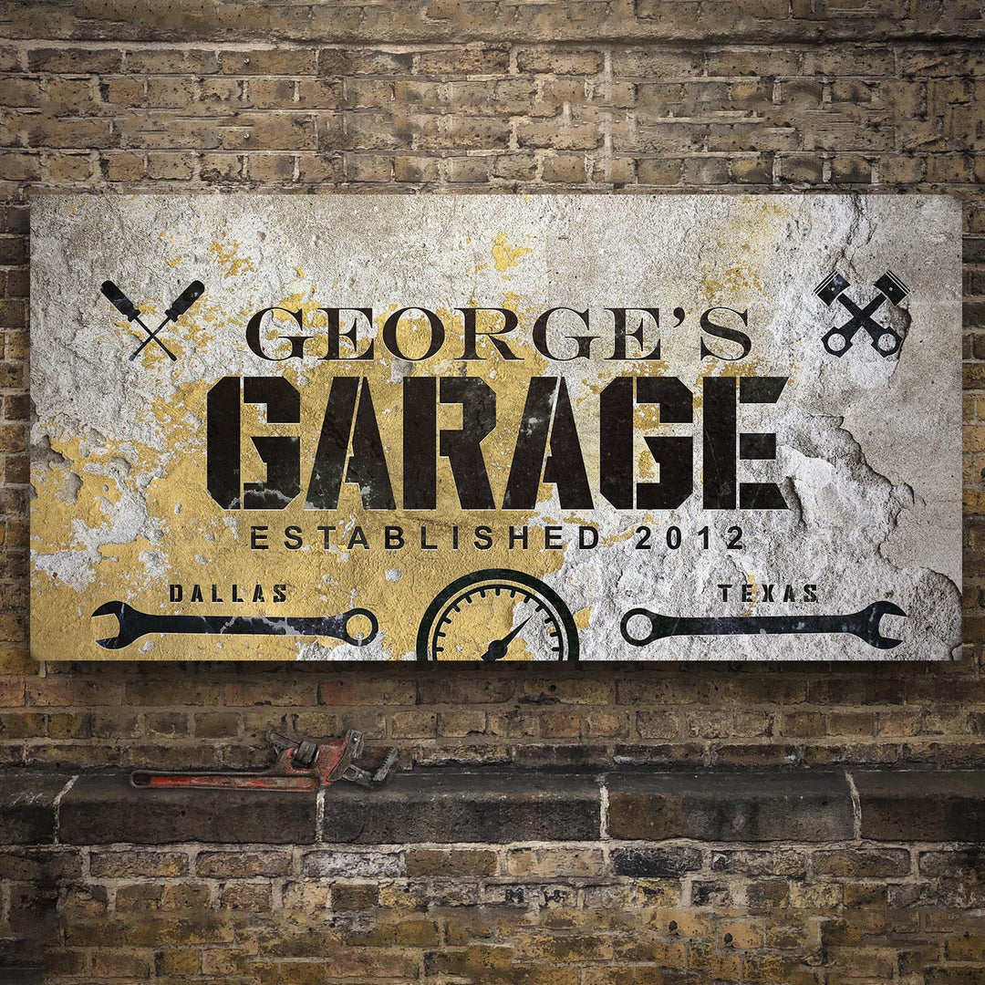 Man Cave Garage Sign