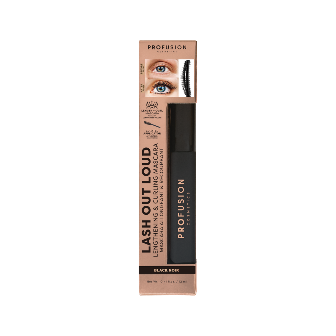 Lash Out Loud | Lengthening & Curling Mascara - Black