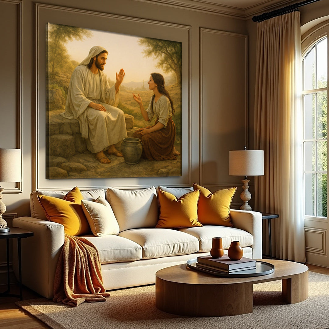 Samaritan at the Well Faith Wall Art II