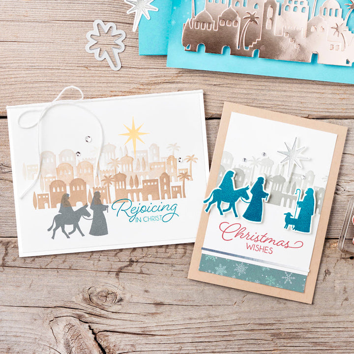 Desert Skyline Scrapbooking Cutting Die by Wizardi QJ101