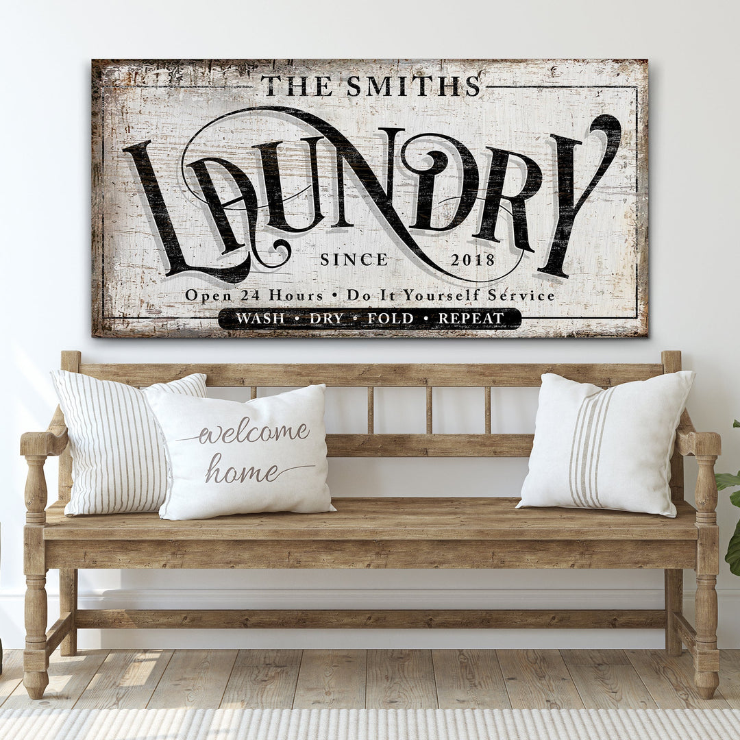 Laundry Room Sign VIII