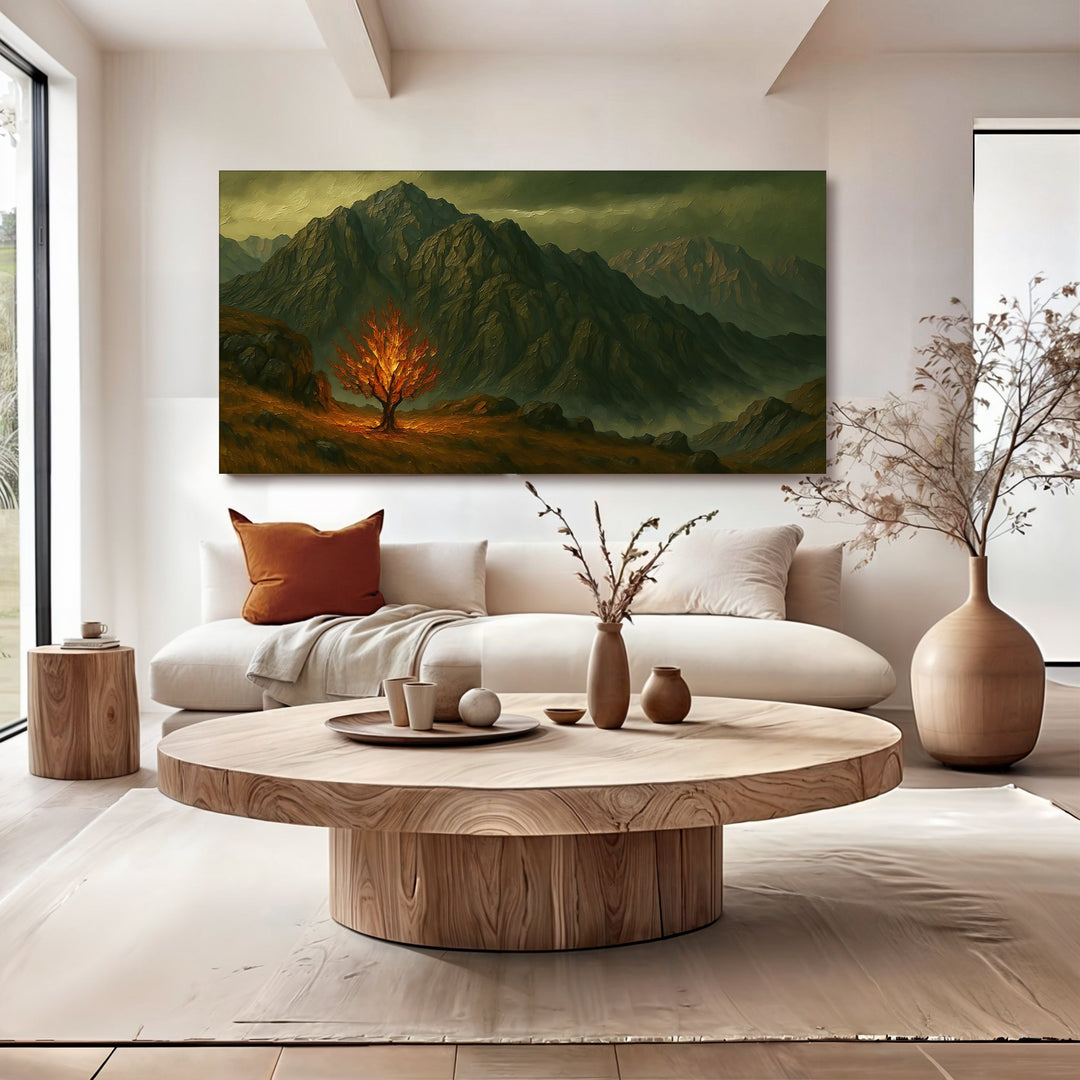 Burning Bush - Faith Wall Art III
