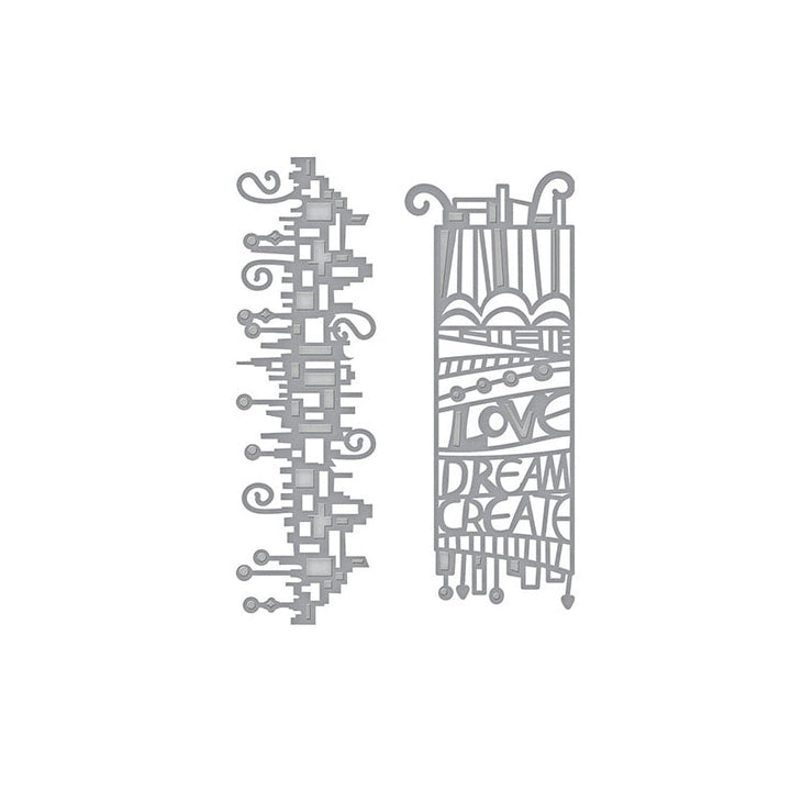 Bookshelf Scrapbooking Cutting Die by Wizardi QJ88