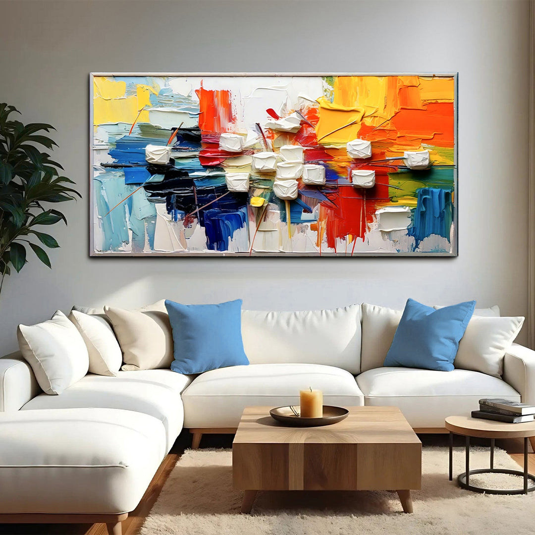 Urban Abstract Impasto Wall Art