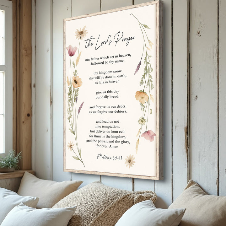 The Lord's Prayer Faith Sign IV