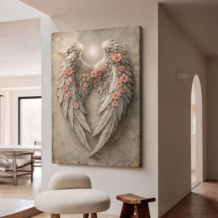 Abstract Blooming Wings Wall Art