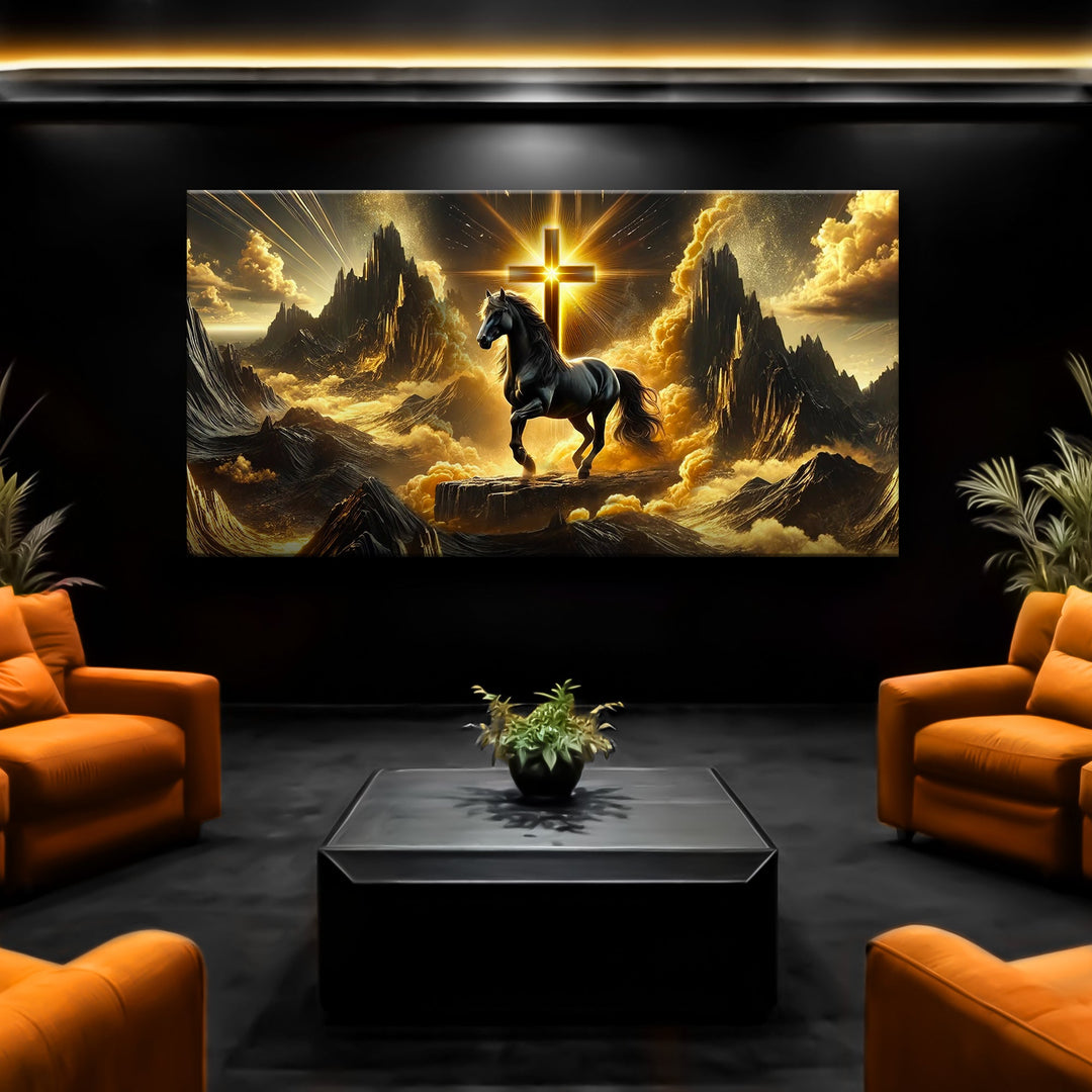 3D Horse Faith Wall Art