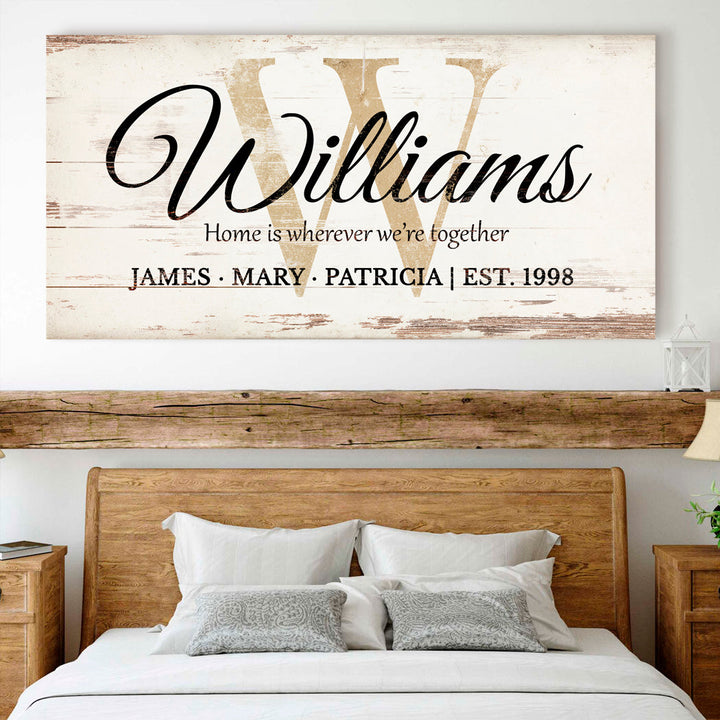 Personalized Family Sign XI