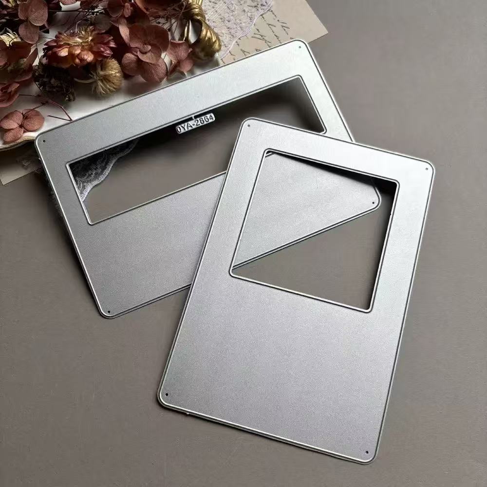 Rectangle Scrapbooking Cutting Die by Wizardi QJ07