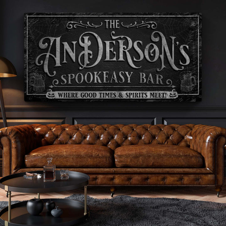 Personalized Spookeasy Bar Sign