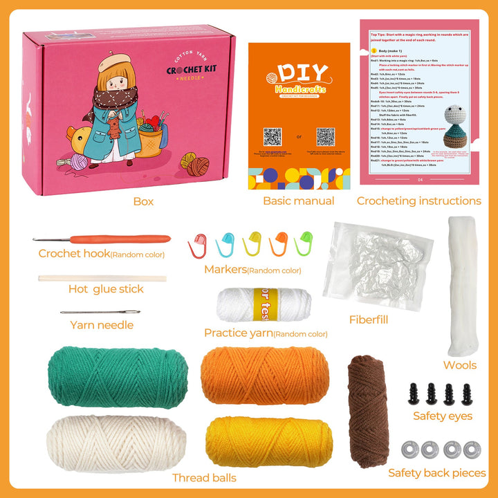 Gnomes Amigurumi DIY Crochet Kit Wizardi F07N8-M163