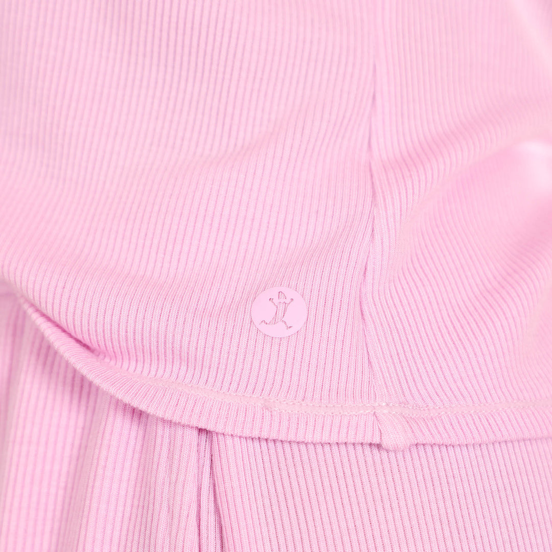 The Laid-Back | Lilac Ribbed Pajama Short Set