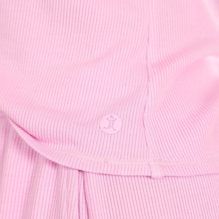 The Laid-Back | Lilac Ribbed Pajama Short Set