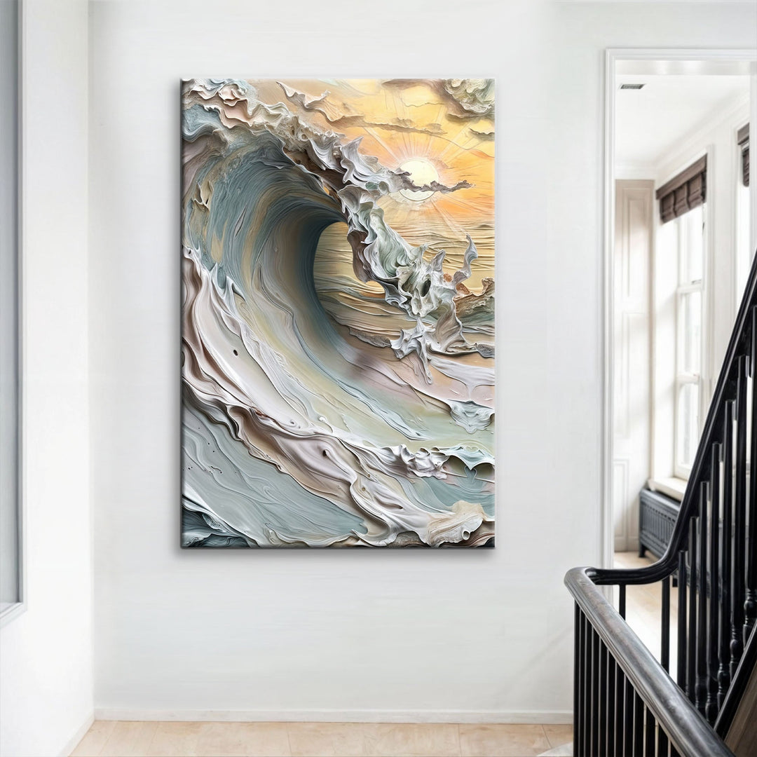 Giant Waves Seascape Wall Art