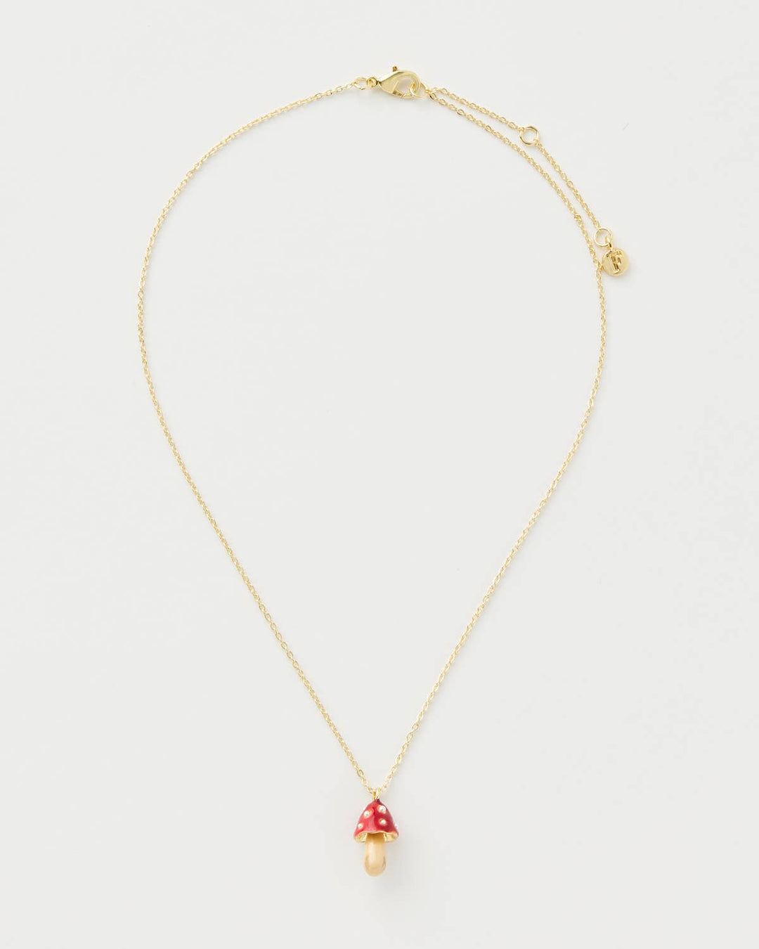 FABLE Enamel Mushroom Necklace