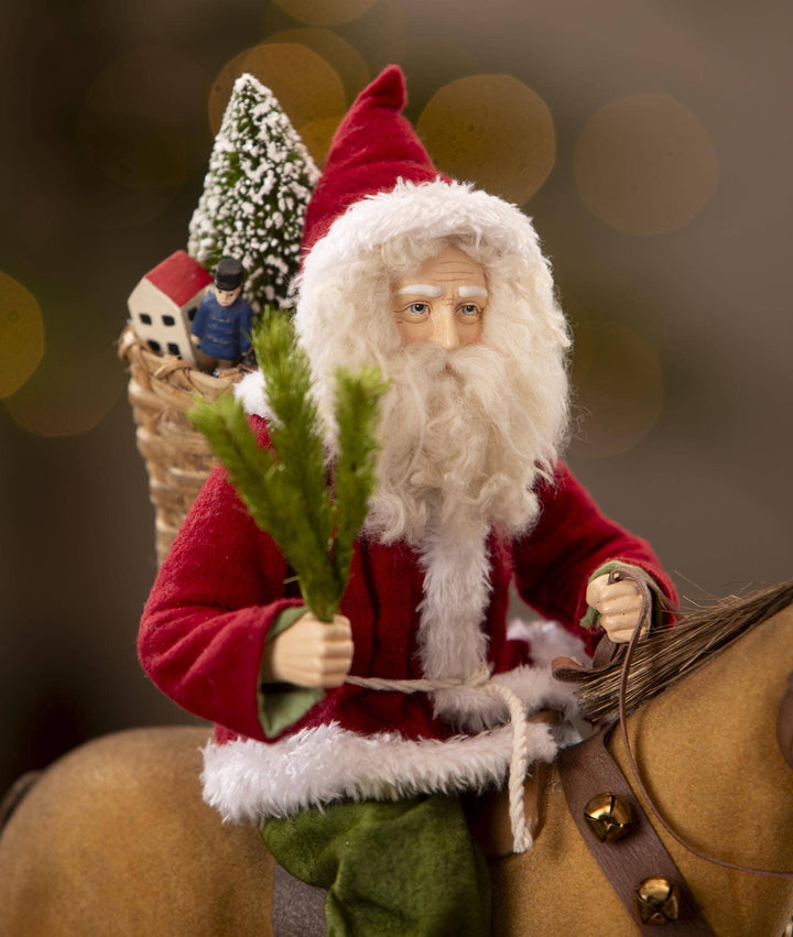 Santa Riding Horse Pull Toy