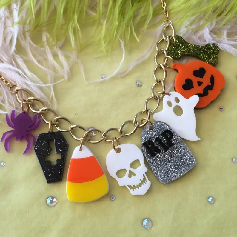 Halloween Charm Necklace