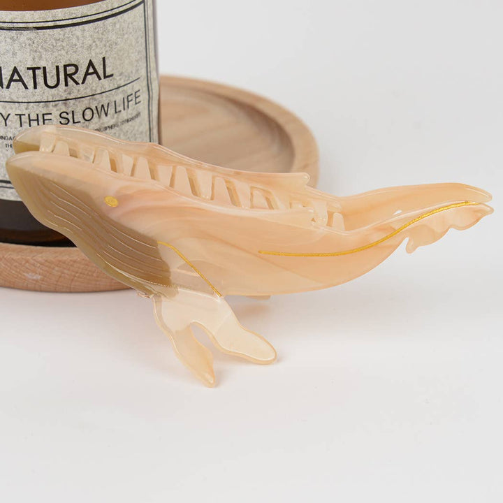 4.92'' Creative Whale Acetate Hair Claw Clips, Eco-Friendly