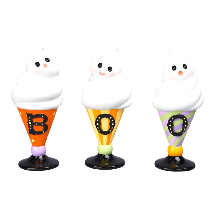 3 Asst BOO Ghost Desserts - NEW 2024 by December Diamonds