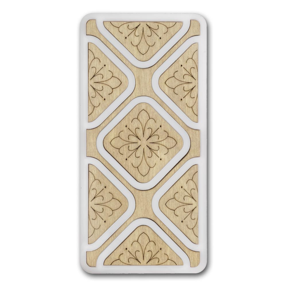 Magnetic Needle Case Large – “Light Stone Geometry” FLZB(N)-182