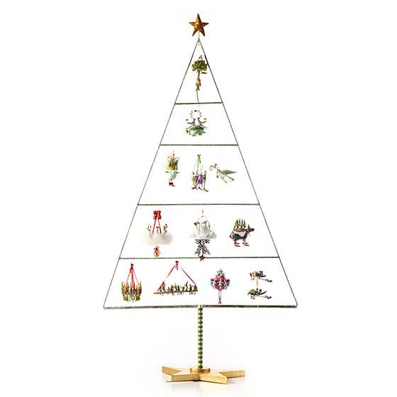 patience brewster 12 days of christmas ornament display tree