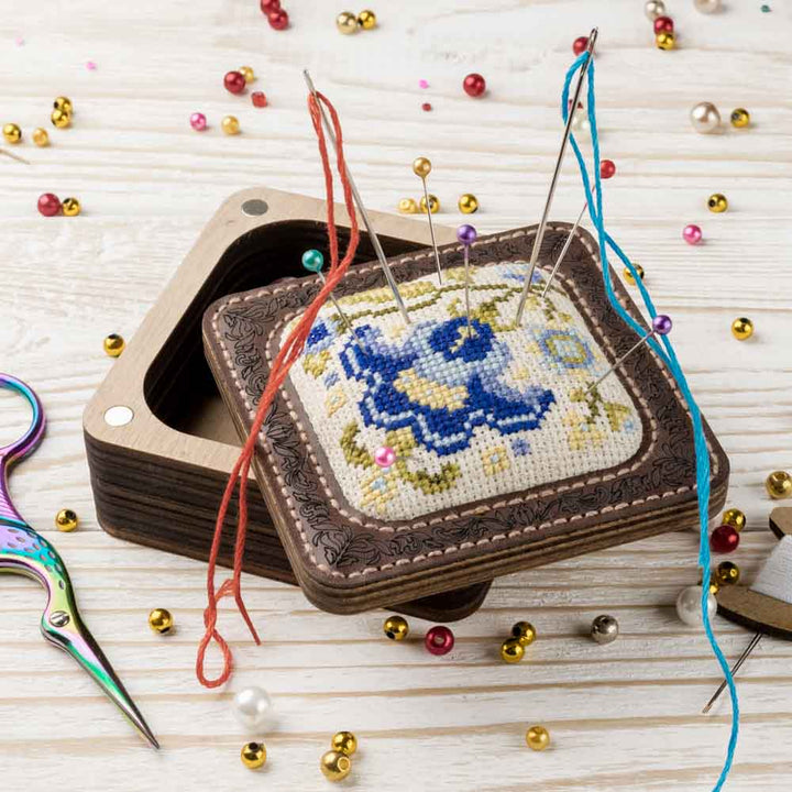 Pincushion Kit ‚Äì ‚ÄúPeriwinkle‚Äù FLTL-077