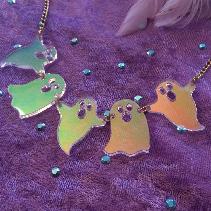 5 Ghostly Friends Necklace