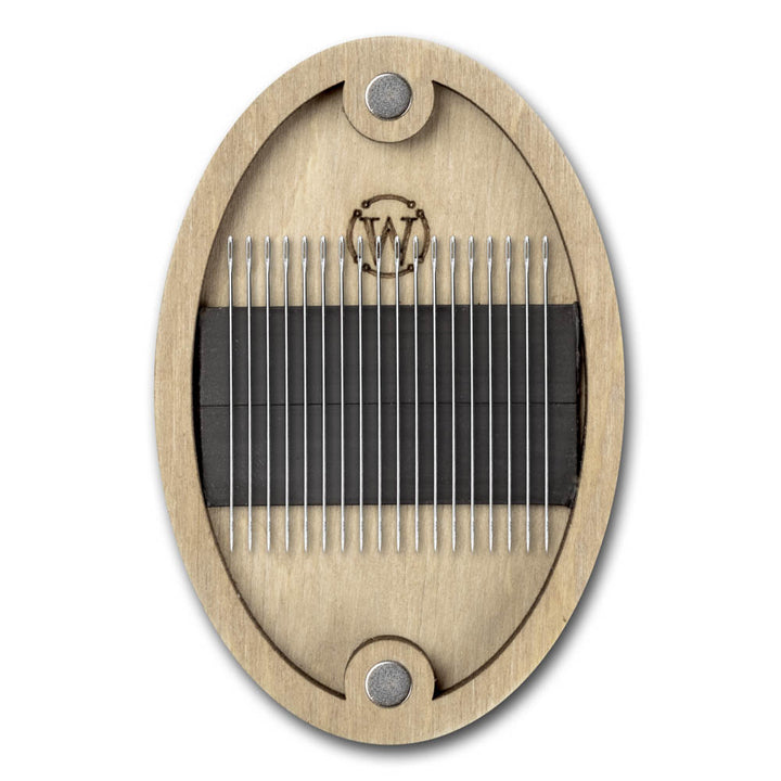 Magnetic Needle Case Oval - "Golden Flower" FLZB(N)-187