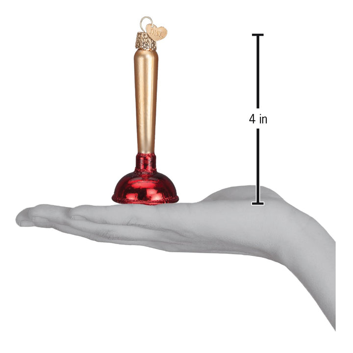 Toilet Plunger Ornament