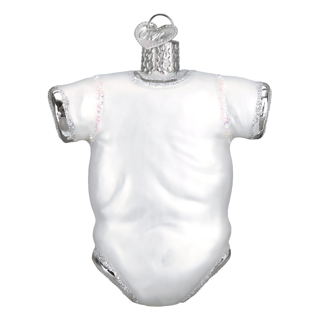 White Baby Onesie Ornament