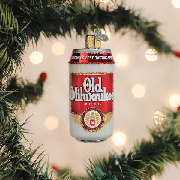 Old Milwaukee Beer Can Ornament