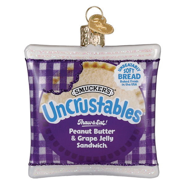 PB & Grape Uncrustables Sandwich Ornament