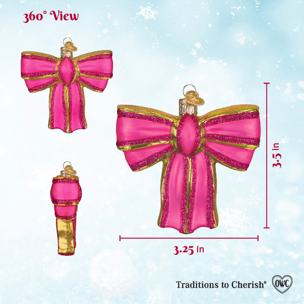 Vibrant Bow Ornament