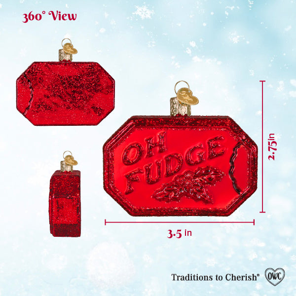 Oh Fudge Soap Ornament